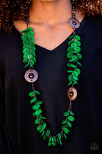 Load image into Gallery viewer, Greetings From Tahiti - Paparazzi Green Necklace - BlingbyAshleyNicole