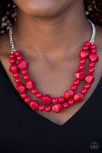 Load image into Gallery viewer, Galapagos Glam | Paparazzi Red Necklace - BlingbyAshleyNicole