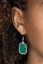 Load image into Gallery viewer, Downtown Dapper - Paparazzi Green Earrings - BlingbyAshleyNicole