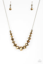 Load image into Gallery viewer, Crystal Carriages - Paparazzi Brass Necklace - BlingbyAshleyNicole