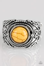 Load image into Gallery viewer, Stand Your Ground - Paparazzi Yellow Ring - BlingbyAshleyNicole