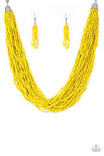 Load image into Gallery viewer, The Show Must CONGO On - Paparazzi Yellow Necklace - BlingbyAshleyNicole