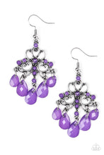 Load image into Gallery viewer, Dip It GLOW - Paparazzi Purple Earrings - BlingbyAshleyNicole