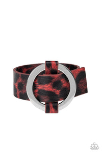 Jungle Cat Couture - Paparazzi Red Bracelet - BlingbyAshleyNicole
