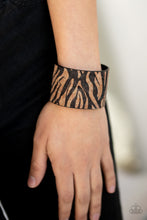 Load image into Gallery viewer, Zebra Zone - Paparazzi Black Bracelet - BlingbyAshleyNicole