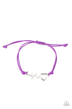 Load image into Gallery viewer, Cardiac Couture | Paparazzi Purple Bracelet - BlingbyAshleyNicole