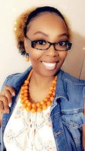 Load image into Gallery viewer, Caribbean Cover Girl - Paparazzi Orange Necklace - BlingbyAshleyNicole
