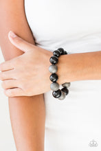 Load image into Gallery viewer, Humble Hustle - Paparazzi Black Bracelet - BlingbyAshleyNicole
