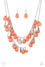 Load image into Gallery viewer, Life of the FIESTA - Orange Necklace - BlingbyAshleyNicole