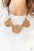 Load image into Gallery viewer, Pop The Cork - Paparazzi Blue Cork Necklace - BlingbyAshleyNicole