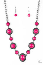 Load image into Gallery viewer, Voyager Vibes - Paparazzi Pink Necklace - BlingbyAshleyNicole