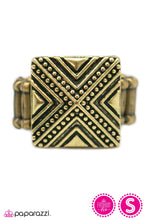 Load image into Gallery viewer, Pyramid Scheme - Paparazzi Brass Ring - BlingbyAshleyNicole