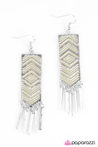 Lone Star - Paparazzi Green Earring - BlingbyAshleyNicole