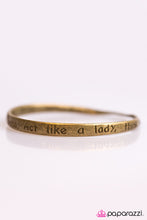 Load image into Gallery viewer, Think Like A Boss - Paparazzi Brass Bracelet - BlingbyAshleyNicole