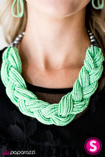 Load image into Gallery viewer, The Great Outback  - Paparazzi Green Necklace - BlingbyAshleyNicole