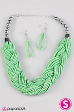 Load image into Gallery viewer, The Great Outback  - Paparazzi Green Necklace - BlingbyAshleyNicole