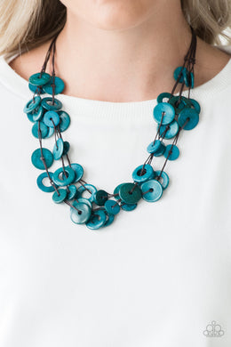 Wonderfully Walla Walla - Paparazzi Blue Necklace - BlingbyAshleyNicole