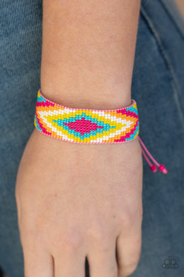 Beautifully Badlands - Paparazzi Pink Bracelet - BlingbyAshleyNicole