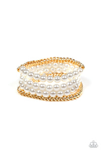 Industrial Incognito | Paparazzi Gold Bracelet - BlingbyAshleyNicole