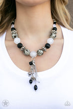 Load image into Gallery viewer, Break A Leg! Black Paparazzi Blockbuster Necklace - BlingbyAshleyNicole