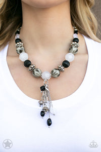 Break A Leg! Black Paparazzi Blockbuster Necklace - BlingbyAshleyNicole