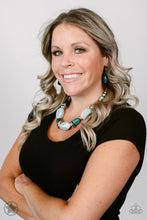 Load image into Gallery viewer, In Good Glazes - Paparazzi Blue Blockbuster Necklace - BlingbyAshleyNicole