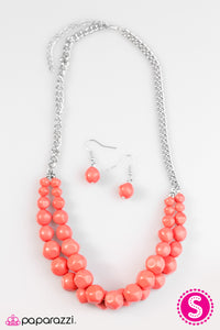 Parkview Picnic - Paparazzi Orange Necklace - BlingbyAshleyNicole