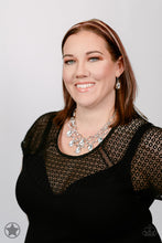 Load image into Gallery viewer, Show-Stopping Shimmer - Paparazzi Blockbuster White Necklace - BlingbyAshleyNicole