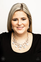 Load image into Gallery viewer, Show-Stopping Shimmer - Paparazzi Blockbuster White Necklace - BlingbyAshleyNicole