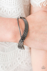 Wandering Waves - Black Bracelet - BlingbyAshleyNicole