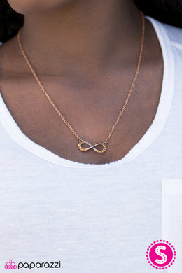 Forever Glamourous - Paparazzi Copper Necklace - BlingbyAshleyNicole
