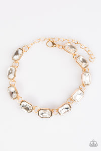 Deluxe Sparkle - Gold Bracelet - BlingbyAshleyNicole
