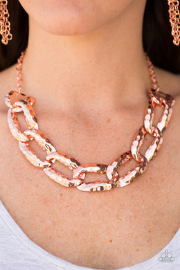 La Vida Loca - Paparazzi Copper Necklace - BlingbyAshleyNicole
