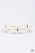 Load image into Gallery viewer, Money Drop - Paparazzi White Bracelet - BlingbyAshleyNicole
