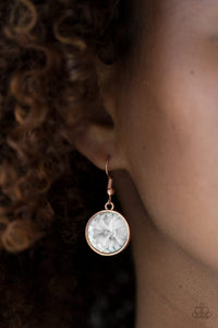 She Sparkles On - Paparazzi Copper Necklace - BlingbyAshleyNicole