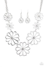 Load image into Gallery viewer, Blooming With Beauty - Paparazzi Silver Necklace - BlingbyAshleyNicole