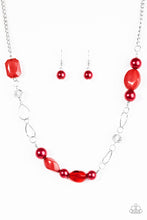Load image into Gallery viewer, Beam Away - Paparazzi Red Necklace - BlingbyAshleyNicole