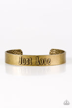 Load image into Gallery viewer, Just Love - Paparazzi Brass Bracelet - BlingbyAshleyNicole