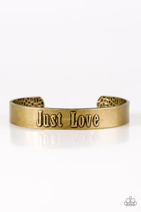 Just Love - Paparazzi Brass Bracelet - BlingbyAshleyNicole
