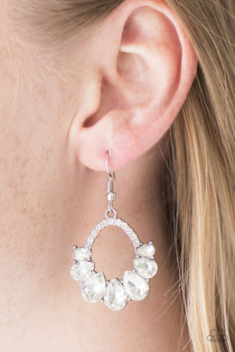 Kissable Shimmer - White Earring - BlingbyAshleyNicole
