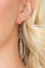 Load image into Gallery viewer, Sparkle All Day - Paparazzi Copper Earrings - BlingbyAshleyNicole