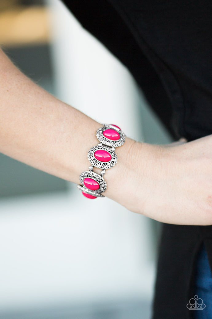 Ventura Vogue - Pink Bracelet - BlingbyAshleyNicole