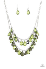 Load image into Gallery viewer, Storm Warning - Paparazzi Green Necklace - BlingbyAshleyNicole