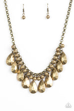 Load image into Gallery viewer, La DIVA Loca - Paparazzi Brass Necklace - BlingbyAshleyNicole