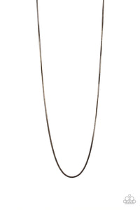 Mixed Mayhem - Paparazzi Gold Men's Necklace - BlingbyAshleyNicole