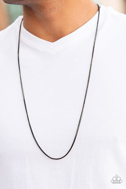 Mixed Mayhem - Paparazzi Gold Men's Necklace - BlingbyAshleyNicole