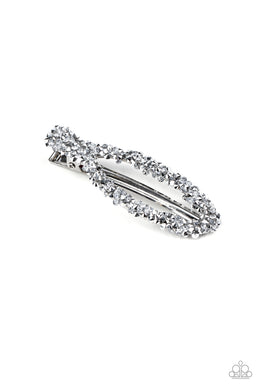 HAIR We Go! - Paparazzi Silver Hair Clips - BlingbyAshleyNicole