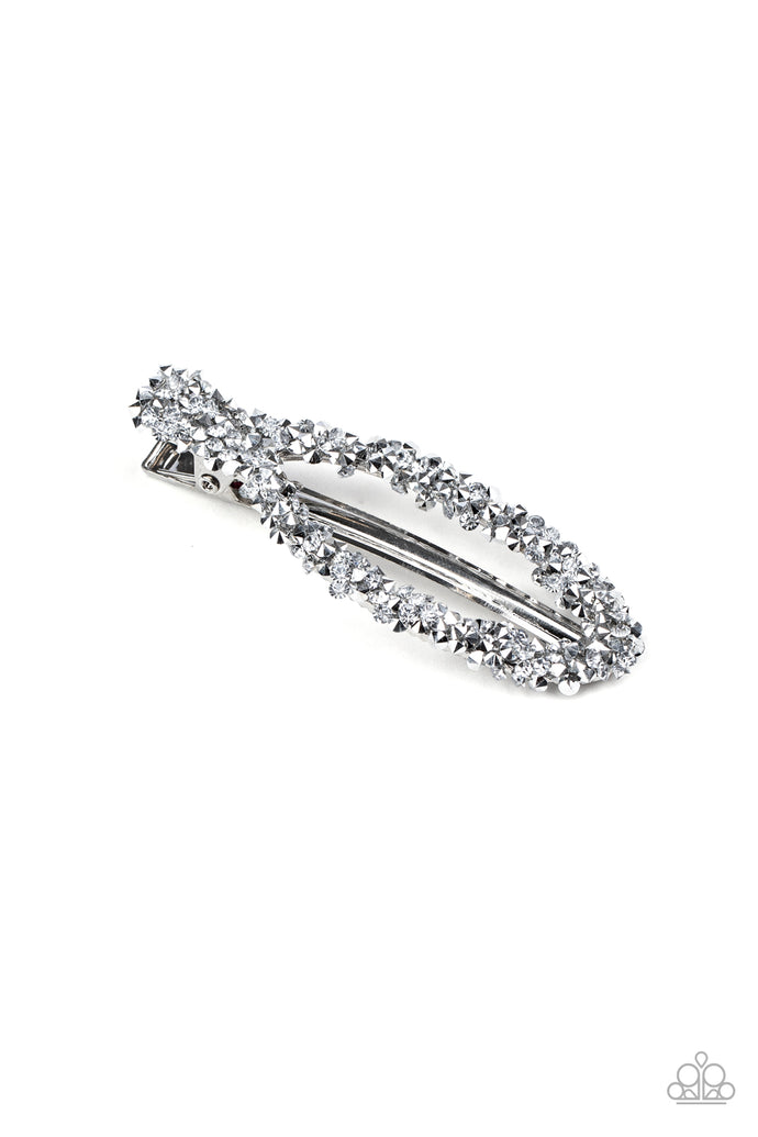 HAIR We Go! - Paparazzi Silver Hair Clips - BlingbyAshleyNicole
