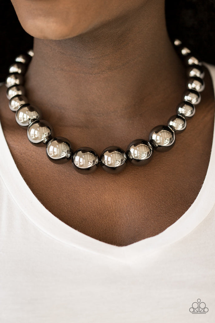 Glamour Glare - Paparazzi Black Necklace - BlingbyAshleyNicole