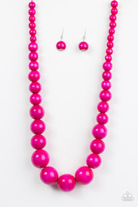 Effortlessly Everglades - Paparazzi Pink Necklace - BlingbyAshleyNicole